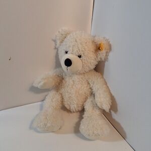 Steiff Lotte Teddy Bear Plush white German Lovey Toy 111563 - 10"